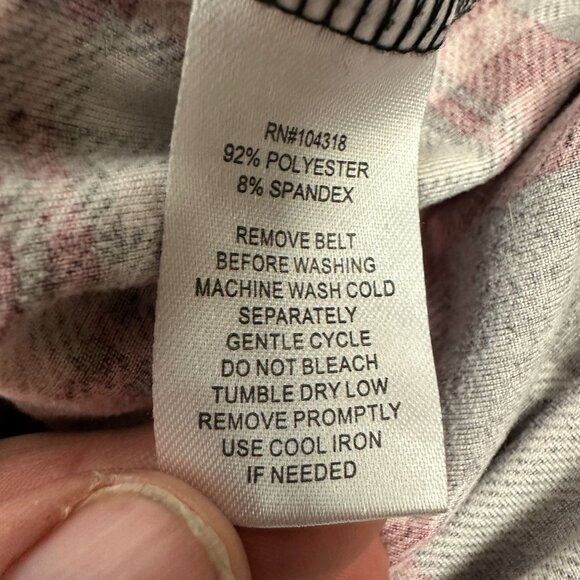 Derek Heart Plus Size Plaid Button-Down Tunic Dress 1X Black Red Long Sleeve - Picture 6 of 6